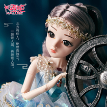 Girl doll set simulation childrens house toy big princess birthday gift box set Collectors Edition