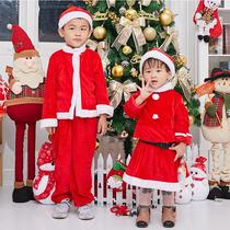 Christmas childrens clothing 3-12 year old girls suit Christmas clothing golden velvet childrens childrens costume