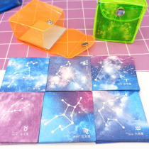The twelve constellations square color handmade paper cardboard rose Thousand Paper Crane starry sky color paper making material double-sided paper