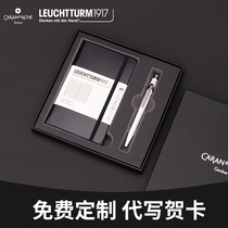 CARAN D ACHE Kellan imperialist Qatar Switzerland Ball pen Ball Pen Signature Pen Lighthouse Notebook Hand Ledger title High-end Vin Gift Box Men And Women Gifts Send a gift Custom lettering