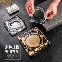 TOKYO crystal ashtray glass creative personality trend home living room light luxury office cigar ashtray