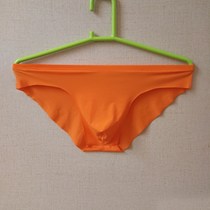 New mens underwear U convex ultra-thin scratchless triangular pants one-piece ice-wire sexy triangular underpants male youth summer