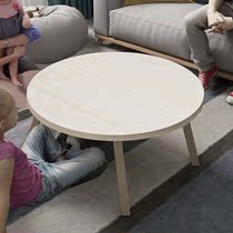Bed small table bedroom square table sitting on the floor Kang table small round table household window table eating round table round table round round table