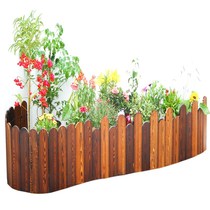 Anti-corrosion wood fence courtyard indoor garden decoration fence outdoor kindergarten flower bed guardrail fence fence fence