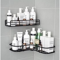 Punch-free toilet bathroom toilet wall kitchen shelf Wall tripod shelf storage rack