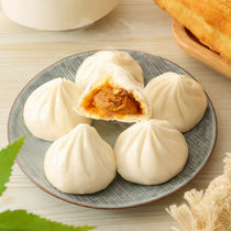 Steamed buns 52 26 Hangzhou flavor small steamed buns 10 large steamed buns fresh meat buns breakfast bags Tianjin flavor