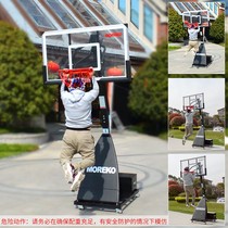 Home outdoor adult streetball game movable liftable outdoor standard height basketball shelf