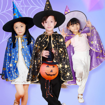 Halloween costumes children costumes Boys Girls witches cloak cloak cosplay girls 2021 kindergarten