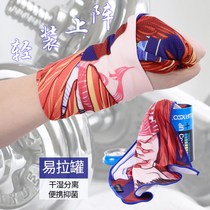 Cool cold feeling ice sports towel hand towel running artifact gym wrist sweat sweating towel men and women Quick Dry