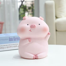Childrens piggy bank Girls drop can be used for adults home to send children cute piggy change savings pot