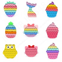 Large Number Murine Pioneer Silicone Gel Puzzle Toy Logic Thinking Chess Megoplait Rainbow according to music