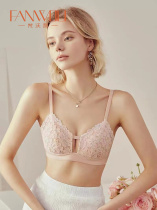 Van Warley underwear womens thin large breasts show small gathering to close the breast to prevent sagging large size bra