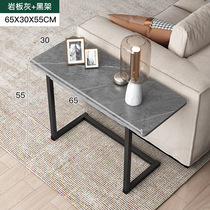 Small home corner small table edge marble cabinet modern few tea table brief light grain living-room few tea table side lavish sofa