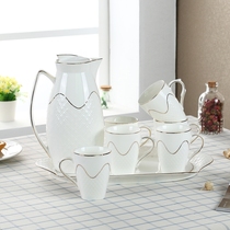 Guest Cup ceramic set family special modern high-end water cup living room hospitality Tea Cup home hospitality
