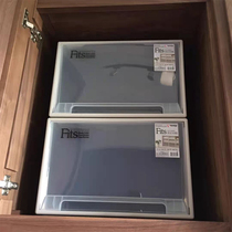 Japan Tianma clothes storage box drawer storage box cabinet bedroom plastic wardrobe storage 3 packs