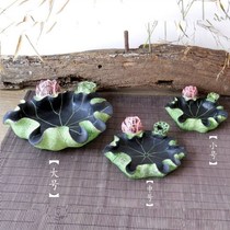 Creative Modern Chinese Gift Ashtrays Chinese Classical Home Decoration Handicraft vintage Smoky Smoky Vat Lotus large number