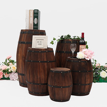 Wedding Decoration Prop Bucket Winery Exhibition Oak Bucket Wedding Restaurant Personal Wood Fittings