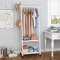 Corner coat rack floor-to-ceiling shoe rack integrated bedroom hanger multi-function drying rack removable shelf household
