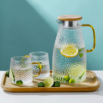 Fridge Cold Water Pot Glass Home Living Room Thickening Large Capacity Cool Water Tea Pot Suit Heatproof Anti-Fall Water Bottle