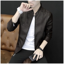 Genuine Leather Leather Clothing Mens Spring Autumn Season New Body Trend Plus Suede Casual Zipper Leather Jacket Mens Locomotive Jacket Winter