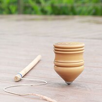 Special top toy for competition Daquan wooden whip fitness square suitable for middle-aged and elderly people to play new large size