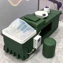 Hair Wash Bed Zen Head Therapy Beauty Salon Thai Water Circulation Multi-function Massage Fumigation Head Therapy Flushing Ear Picking Bed