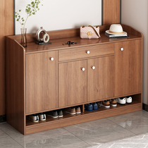 Shoe cabinet household doorway modern new solid wood inlet cabinet one blast large capacity to collect shoe rack