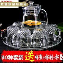 Light Extravagant High Temperature Resistant Glass Cups Home Living Room Cup Kettle Hospitality Family Suit Tea Cup Creation ^ Serie cup