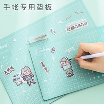 Large number a3 Cutting board Hand Ledger Handmade Desktop Engraving plate engraving anti-cutting cushion a4 Primary school children Children writing exams Special hand account Engraving Knife Fine Art Drawing Cutting Paper Soft Silica Gel Bifacial Self Healing