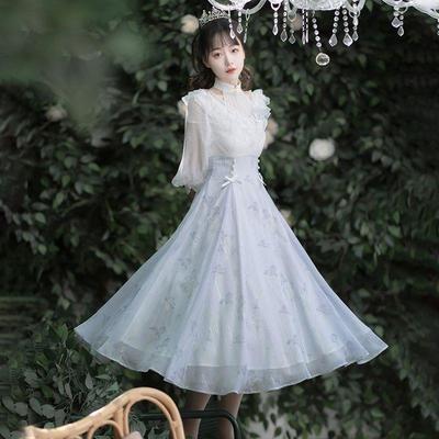 taobao agent Genuine design fresh elegant dress, Lolita OP, Lolita style