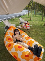 Outdoor inflatable sofa lazy sofa inflatable sofa lazy sofa air bed camping inflatable mattress filled
