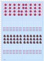 67610 full rubber for 1 8 Kaohsiung eye blossom cherry blossom petals and clothing paper cut water stickers