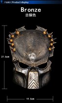 Resin Mask Golden Silver film and TV Topic Iron blood warrior mask Lone Wolf Iron Blood Warrior Mask