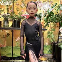 Lolita summer net red Latin dance practice Childrens Latin dance practice to serve girl Latin dance suit