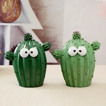 Cactus piggy bank creative cute cartoon home TV cabinet desktop decoration ornament student craft gifts