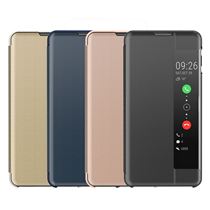The leather suit is suitable for S10 mobile case s9 side window Samsung Note10 overhead note8 creative A70 protective set A51