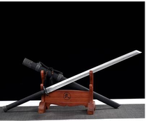 Longquan sword hand forging traditional Tang knife one-size-fitted hard sword high manganese steel weapon collection