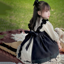 Girl Lolita Princess skirt autumn dress foreign style little child little girl dress childrens spring and autumn skirt