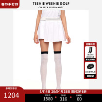 TeenieWeenieGolf Cubs Golf Womens Pleated Shorts Summer Casual Pants Anti-UV Loose