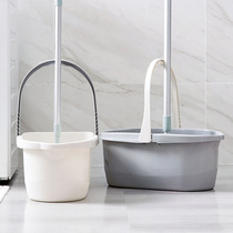 Widened mop basin small mop bucket rectangular bucket manual durable thickened bathroom cleaning