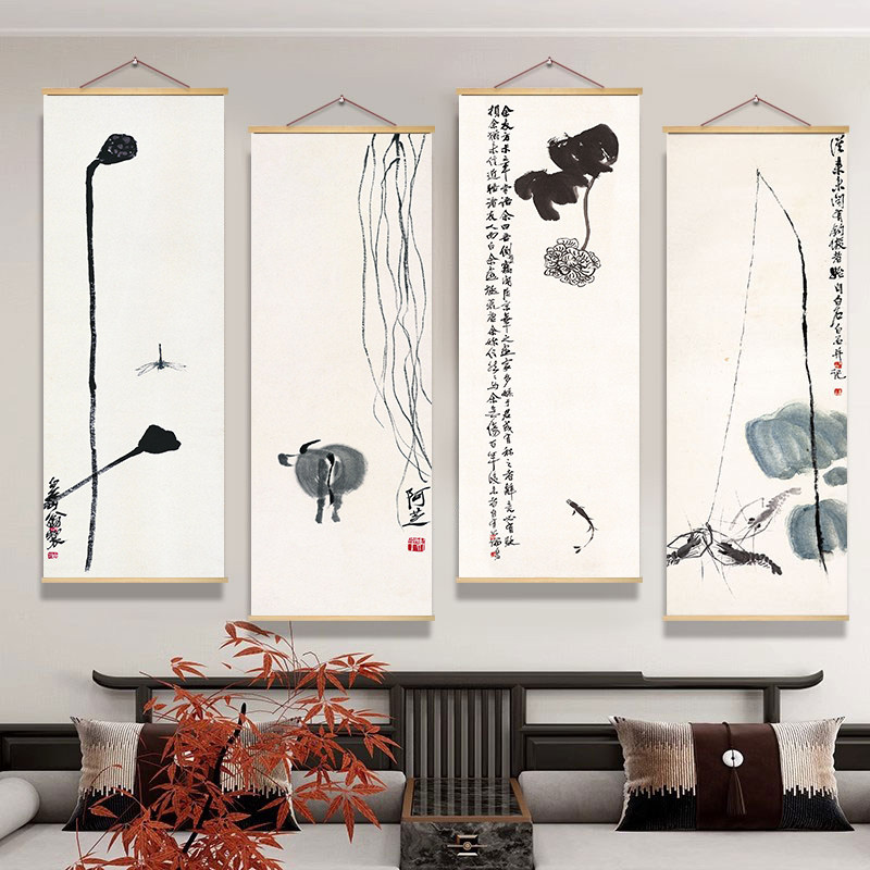 齐白石水墨装饰画-齐白石水墨装饰画促销价格、齐白石水墨装饰画品牌- 淘宝