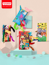 Baby cant tear the three-dimensional tail cloth book 6-12 months can bite the babys educational early education cognitive hand-tear toy