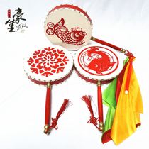 Preferred Good Joy Fishing Drum Real Cow Leather Drum Surface Props Fish Drum Students Kindergarten Dance Drums Old University Drums