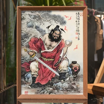 钟馗伏魔图画像挂画-钟馗伏魔图画像挂画促销价格、钟馗伏魔图画像挂画