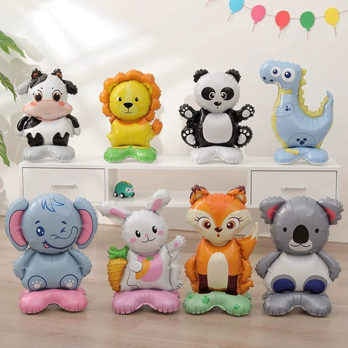 Стояние животных баллон в детском саду школьной атмосфера.