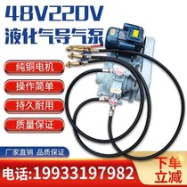 Liquefied gas conduction pump 220 volt 48v ventilation pump 12 volt vehicle - load small air pump propane high pressure pump