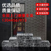 Villa glass brick square hot melt brick wall net red crystal brick double-sided ice crystal background wall transparent brick screen solid