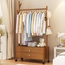 Hanging rack bedroom moves simple cloak rack household living room simple modern collection of clothes shelves
