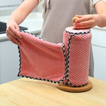 Rag is not stained with oil and does not lose hair.