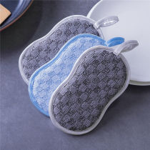 Value thick encrypted scouring cloth sponge dishwashing brush pan sponge brush